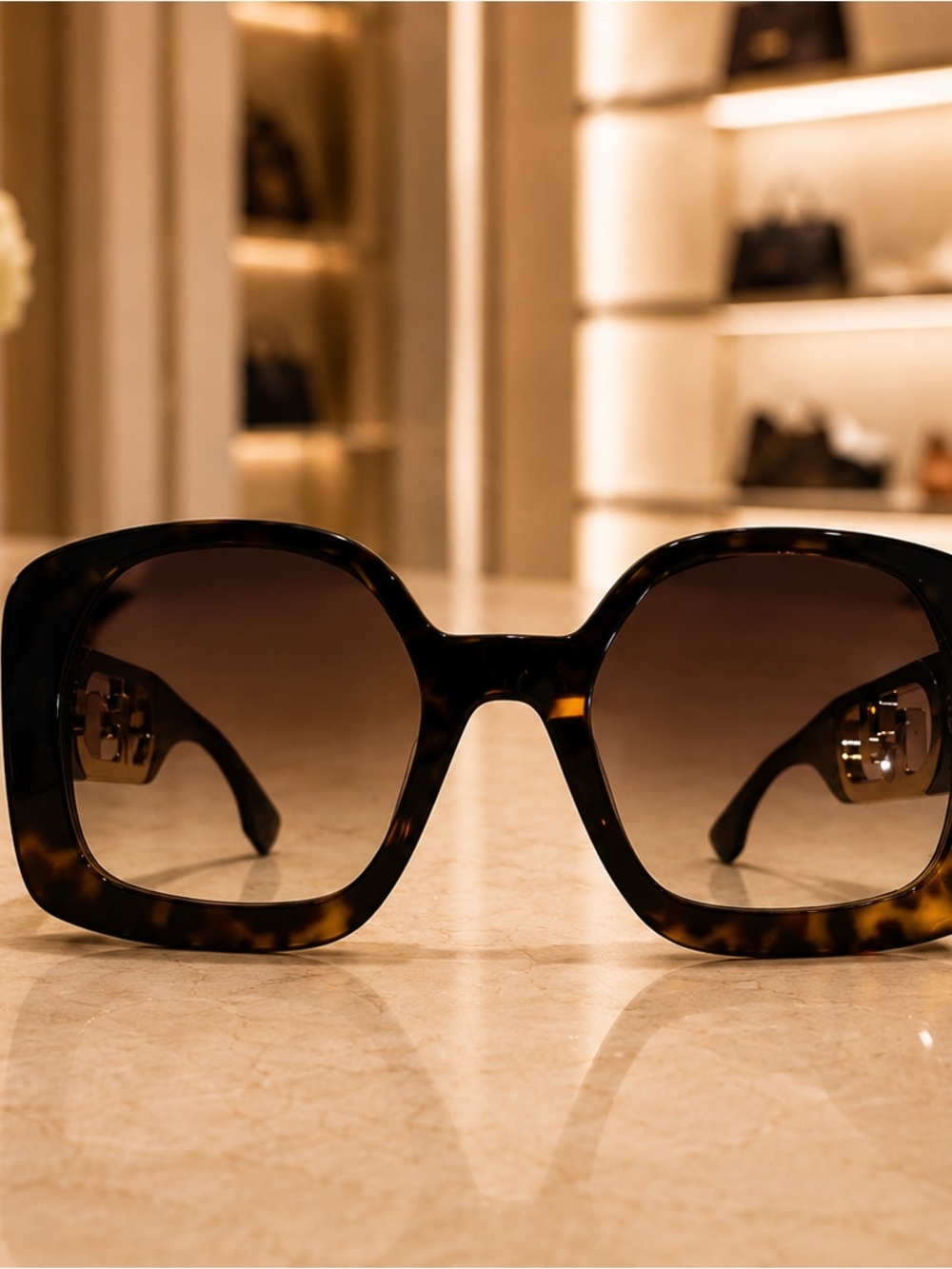 Fendi geometric sunglasses